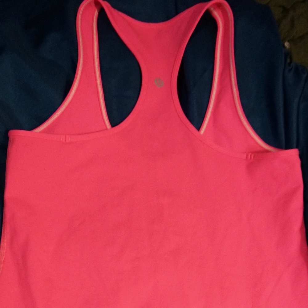 Lululemon Hot Pink CRB tank sz 6
